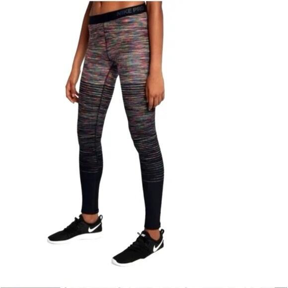 Nike Pro Women's HyperWarm Fleece-Lined Stirrup Leggings Size Small - Picture 15 of 15
